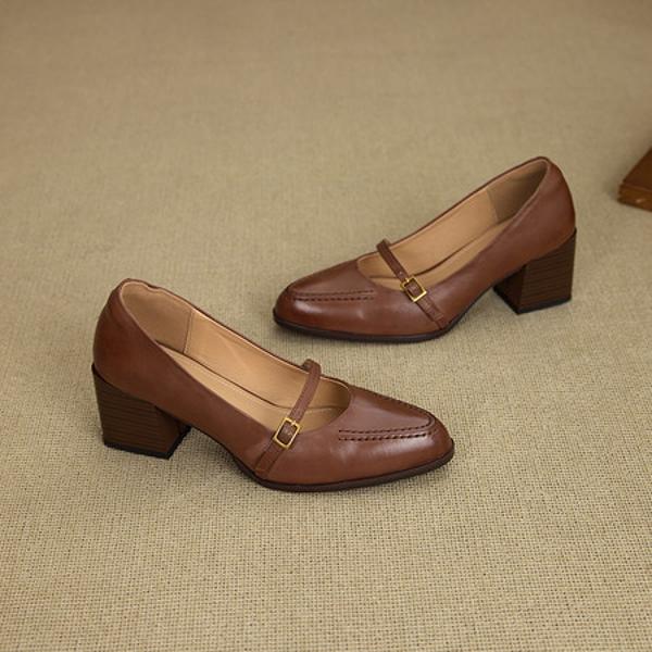 Luxurious Handcrafted Leather Women's Shoes of Elegance(Ebuer888b3273)