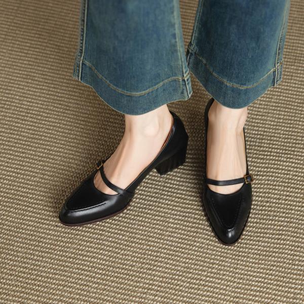 Luxurious Handcrafted Leather Women's Shoes of Elegance(Ebuer888b3273)