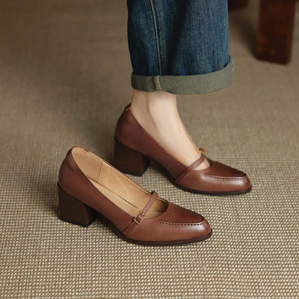 Luxurious Handcrafted Leather Women's Shoes of Elegance(Ebuer888b3273)