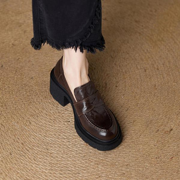 Elegantly Crafted Genuine Leather Handcrafted Women's Shoes of High Quality(Ebuer888b3275)