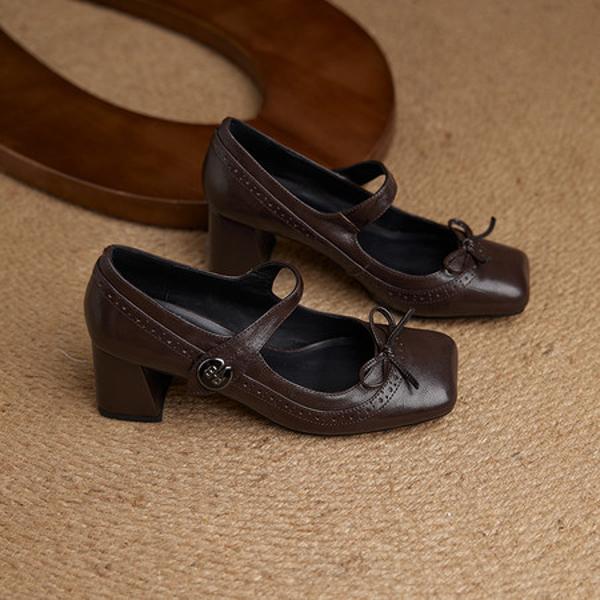 Exquisite Handmade Leather Shoes for Elegant Women(Ebuer888b7558)