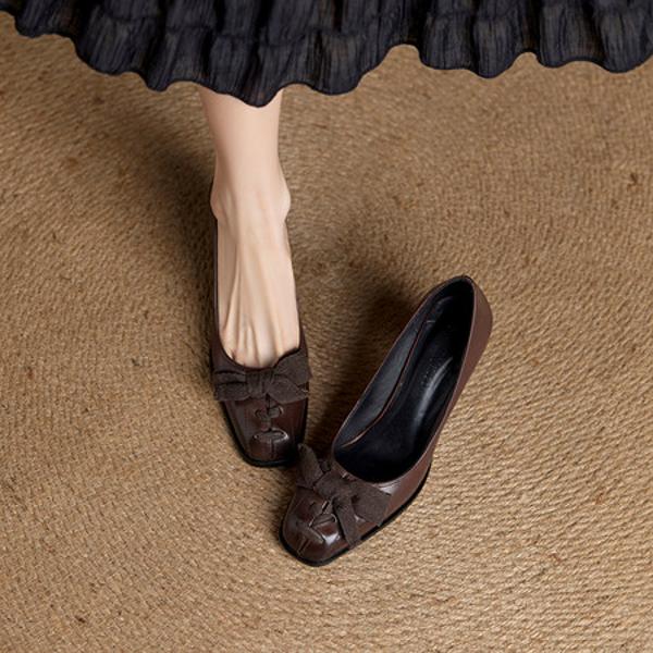 Elegantly Handcrafted Genuine Leather Women's Shoes: Luxury and Quality Redefined(Ebuer888b7559)