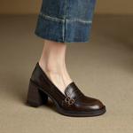 Exquisite Handcrafted Genuine Leather Women's Shoes for Luxurious Elegance(Ebuer888b7562)