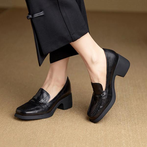 Exquisite Handcrafted Leather Women's Shoes: Luxury Meets Timeless Elegance(Ebuer888b7564)