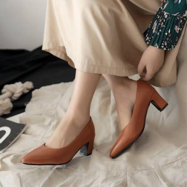 Elegance in Handcrafted Real Leather Women's Footwear(Ebuka45766)