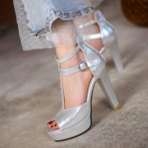 Handcrafted Luxury Genuine Leather Women's Shoes with Exquisite Quality(Ebuka102-6)