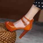 Handcrafted Luxury Genuine Leather Women's Shoes with Exquisite Quality(Ebuka102-6)