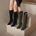 Handcrafted Leather Women's Shoes: Luxurious Elegance Redefined(EbukaB22-7)