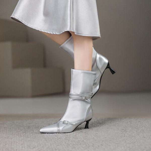 Elegance in Every Stitch: Handmade Leather Women's Shoes of Luxury Quality(Ebuka22-25)