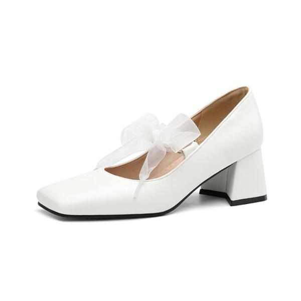 Handcrafted Luxury Leather Women’s Shoes - Timeless Elegance(Ebuka23-13)