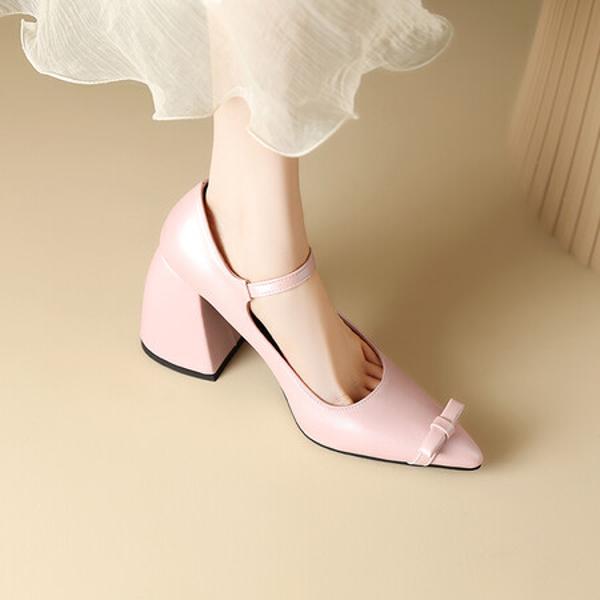 Handcrafted Leather Women's Shoes: Elegant Luxury with Exquisite Craftsmanship(Ebuka23-15)