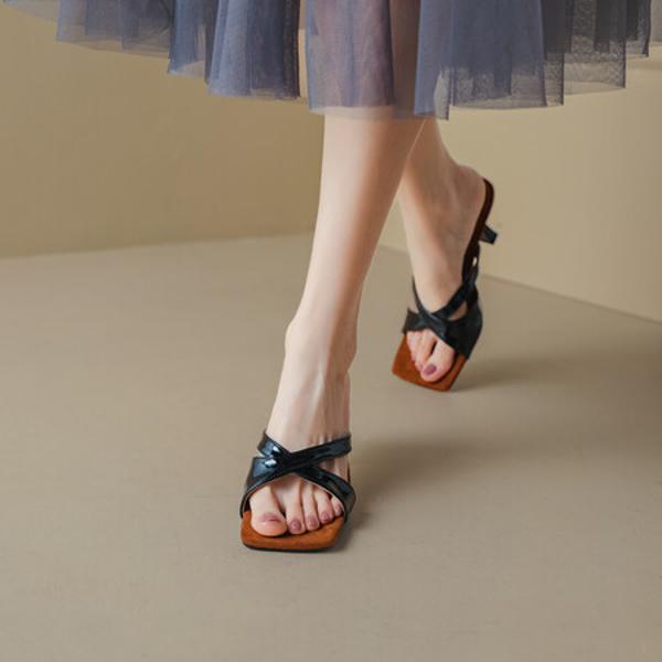 Handcrafted Real Leather Women's Shoes: Luxurious Elegance.(Ebuka23-19)