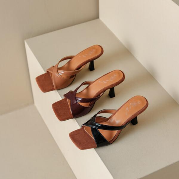Handcrafted Real Leather Women's Shoes: Luxurious Elegance.(Ebuka23-19)