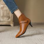 Handcrafted Luxury Real Leather Women's Shoes: Elegance in Every Step(Ebuka23-36)