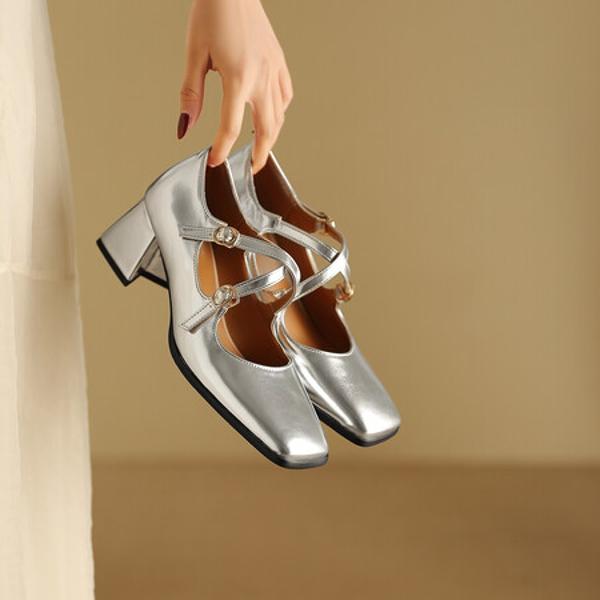 Handcrafted Luxury Leather Women's Shoes - Elegance Redefined(Ebuka303-10)