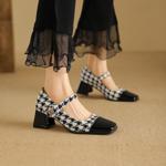 Crafted Elegance: Handcrafted Leather Women's Shoes(Ebuka303-16)