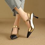 Elegant Luxury Handcrafted Leather Women's Shoes(Ebuka453-12)