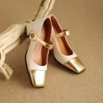 Handcrafted Luxury Leather Women's Shoes: Elegance Meets Quality工艺。(Ebuka303-4)