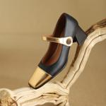 Handcrafted Luxury Leather Women's Shoes: Elegance Meets Quality工艺。(Ebuka303-4)