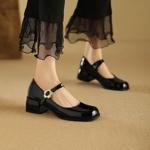 Handcrafted Luxury Leather Women's Shoes: Elegance Redefined(Ebuka945-12)