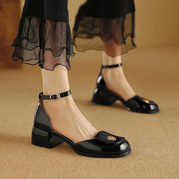 Elegant Handmade Genuine Leather Women's Shoes – Luxury Craftsmanship & Quality(Ebuka945-8)