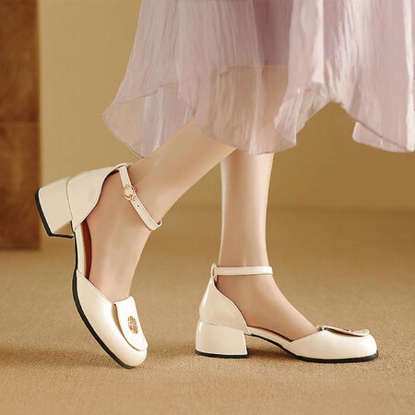 Elegant Handmade Genuine Leather Women's Shoes – Luxury Craftsmanship & Quality(Ebuka945-8)