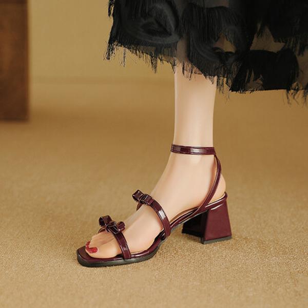 Exquisite Handmade Leather Shoes for Elegant Women(Ebuka806-4)