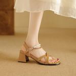 Handcrafted Luxury Leather Women's Shoes with Elegance(Ebuka806-6)