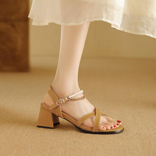 Handcrafted Luxury Leather Women's Shoes with Elegance(Ebuka806-6)