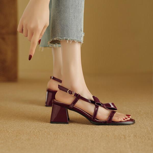 Exquisite Handmade Leather Women's Shoes - Luxury Elegance(Ebuka806-3)