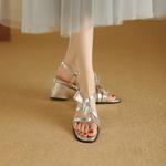 Exquisite Handmade Leather Women's Shoes - Luxury Elegance(Ebuka806-3)