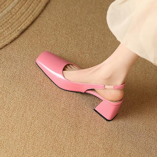 Handcrafted Luxury Leather Women's Shoes - Timeless Elegance(EbukaBK23-11)