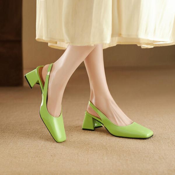 Handcrafted Luxury Leather Women's Shoes - Timeless Elegance(EbukaBK23-11)