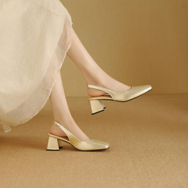 Handcrafted Luxury Leather Women's Shoes - Timeless Elegance(EbukaBK23-11)