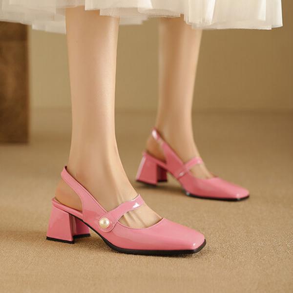 Handcrafted Genuine Leather Women's Shoes: Elegance in Every Stitch(EbukaBK303-11)