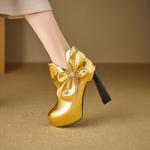 Exquisite Handmade Leather Women’s Shoes: Luxurious Craftsmanship and Elegance(Ebuka8月-55)