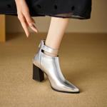 Elegant Handmade Genuine Leather Women's Shoes: Luxury Craftsmanship.(Ebuka4月-18)
