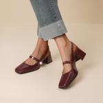 Exquisite Handmade Genuine Leather Women's Shoes: Luxury & Elegance(EbukaB303-11)