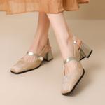 Handcrafted Luxurious Leather Women’s Shoes with Exquisite Quality and Elegance(EbukaK303-11)