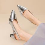 Handcrafted Luxury Leather Women's Shoes: Timeless Elegance(EbukaBK19-24)