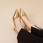 Handcrafted Luxury Leather Women's Shoes: Timeless Elegance(EbukaBK19-24)