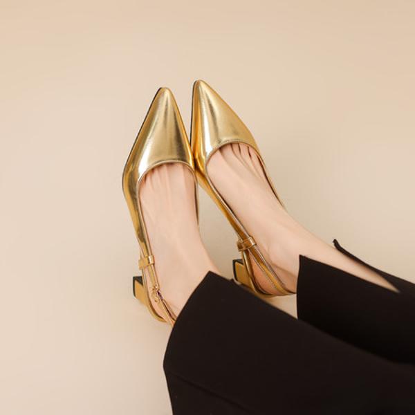 Handcrafted Luxury Leather Women's Shoes: Timeless Elegance(EbukaBK19-24)