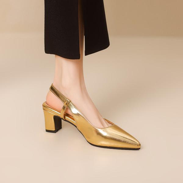 Handcrafted Luxury Leather Women's Shoes: Timeless Elegance(EbukaBK19-24)