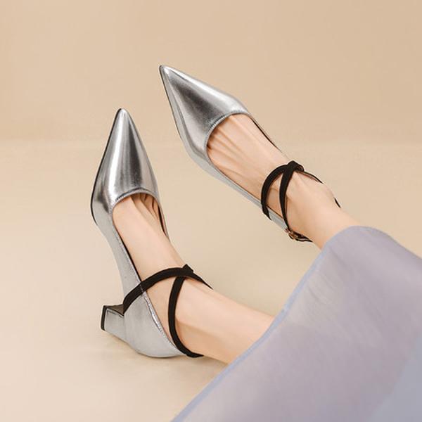 Handcrafted Luxurious Leather Women's Shoes - Elegance Redefined(EbukaBK19-1)