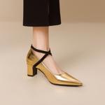 Handcrafted Luxurious Leather Women's Shoes - Elegance Redefined(EbukaBK19-1)