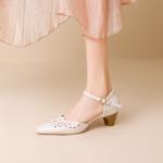 Handcrafted Luxurious Leather Women's Shoes with Elegance(Ebuka1月-57)