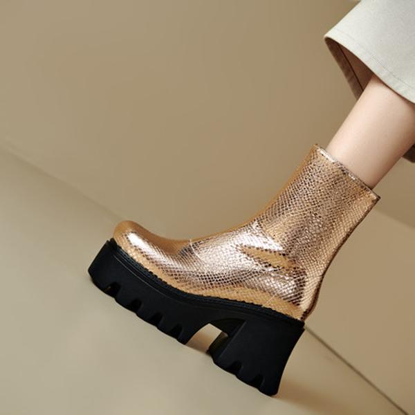 Handcrafted Genuine Leather Women's Shoes: A Touch of Luxury and Elegance(Ebuka118-1)