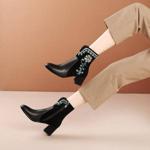 Exquisite Handcrafted Leather Women's Shoes: Luxury Redefined(Echengdu524-3)