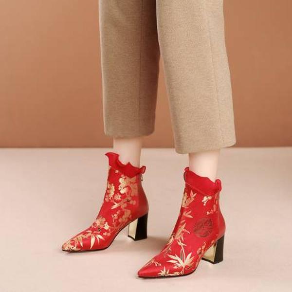 Handcrafted Luxury Leather Women’s Shoes - Elegant Quality(Echengdu616-6)