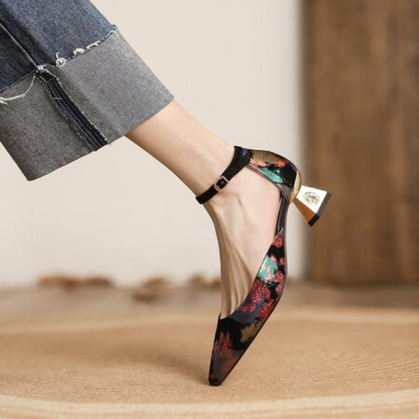 Exquisite Handcrafted Leather Women's Shoes: Elegance Meets Luxury(Echengdu793-3)